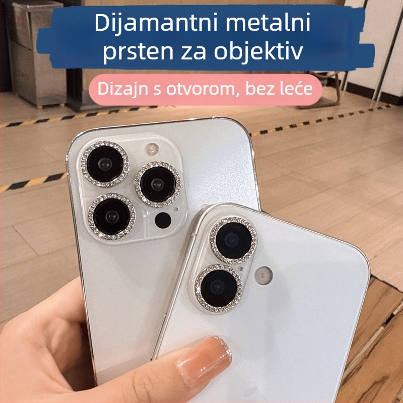 HD staklena folija za objektiv za Apple uređaje