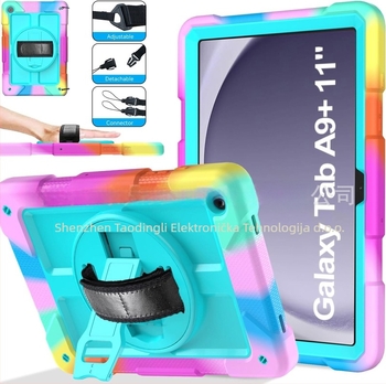 Zaštitna futrola za tablet Samsung Galaxy Tab A9 Plus – tvrdo kućište od plastike, otpornost na udarce, nosač-stativ, otporno na habanje, otporno na pad