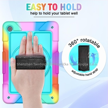 Zaštitna futrola za tablet Samsung Galaxy Tab A9 Plus – tvrdo kućište od plastike, otpornost na udarce, nosač-stativ, otporno na habanje, otporno na pad