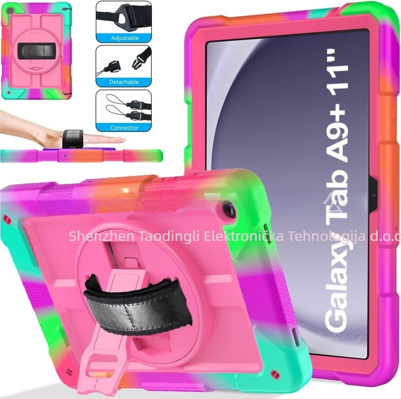 Zaštitna futrola za tablet Samsung Galaxy Tab A9 Plus – tvrdo kućište od plastike, otpornost na udarce, nosač-stativ, otporno na habanje, otporno na pad