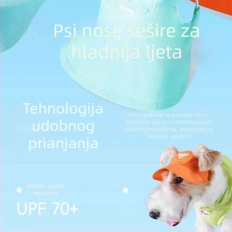 Šešir za sunce za pse - Poliester, strojno tkanje, Četiri sezone - BORORO Baolele