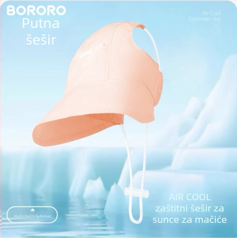 Šešir za sunce za pse - Poliester, strojno tkanje, Četiri sezone - BORORO Baolele