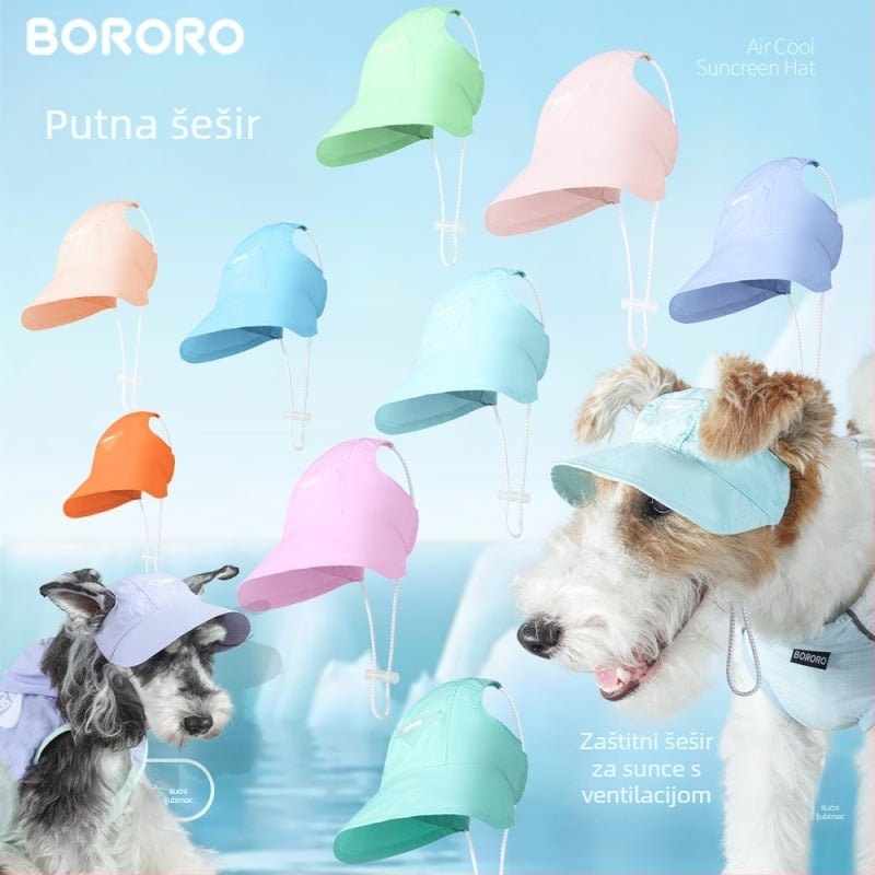 Šešir za sunce za pse - Poliester, strojno tkanje, Četiri sezone - BORORO Baolele