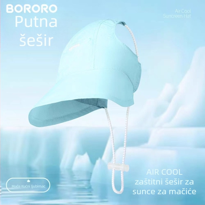 Šešir za sunce za pse - Poliester, strojno tkanje, Četiri sezone - BORORO Baolele