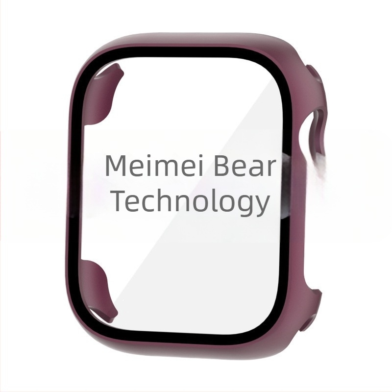 Univerzalno kućište za Apple Watch 45678. generacije, mat PC kućište s integriranim staklenim filmom