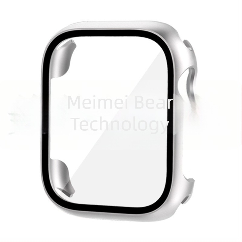 Univerzalno kućište za Apple Watch 45678. generacije, mat PC kućište s integriranim staklenim filmom