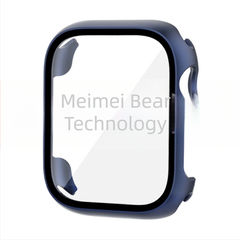 Univerzalno kućište za Apple Watch 45678. generacije, mat PC kućište s integriranim staklenim filmom