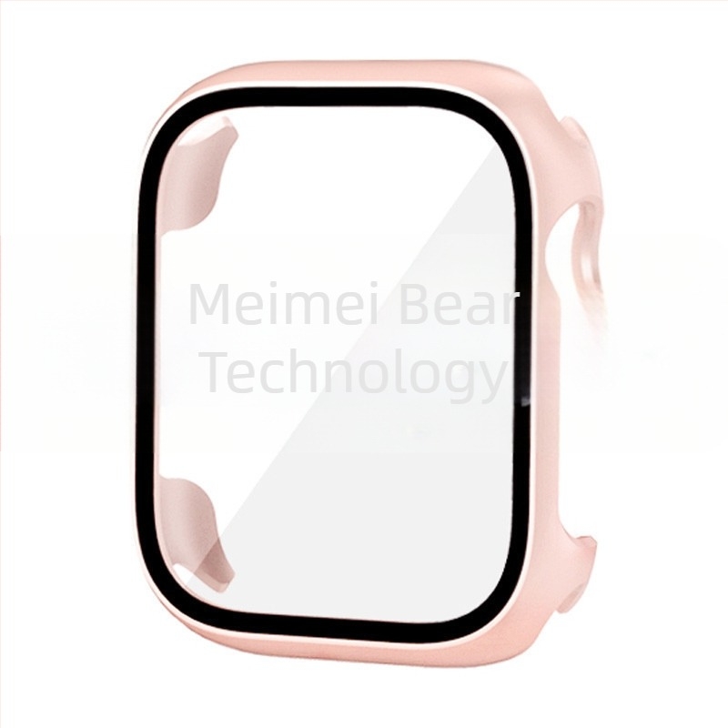 Univerzalno kućište za Apple Watch 45678. generacije, mat PC kućište s integriranim staklenim filmom