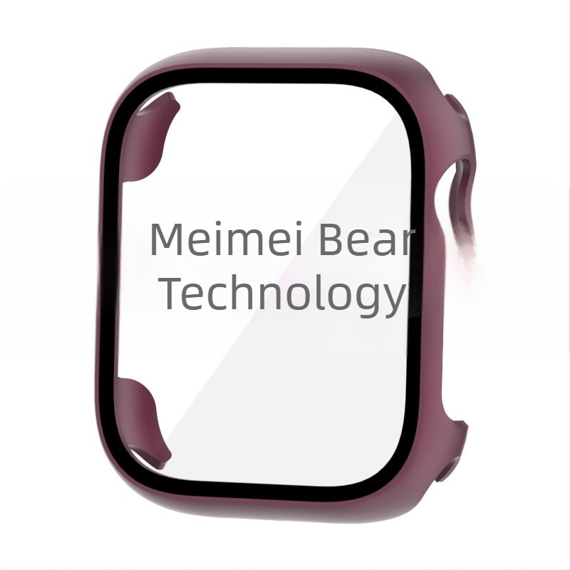 Univerzalno kućište za Apple Watch 45678. generacije, mat PC kućište s integriranim staklenim filmom