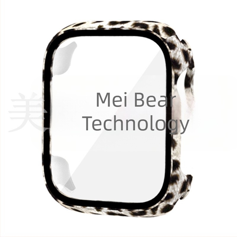Univerzalno kućište za Apple Watch 45678. generacije, mat PC kućište s integriranim staklenim filmom