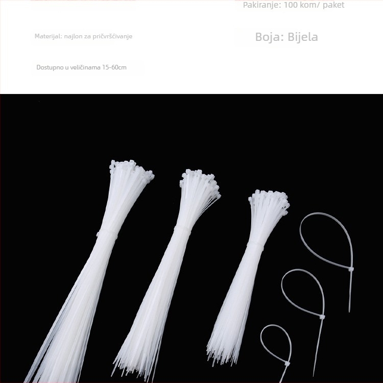 Samozaključavajuća cvjetna traka, najlonska i plastična kopča za vezanje buketa