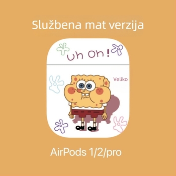 TPU futrola za AirPods Pro 2 – crtani stil, sprej završna obrada, kompatibilna s Apple, podrška prilagodbi
