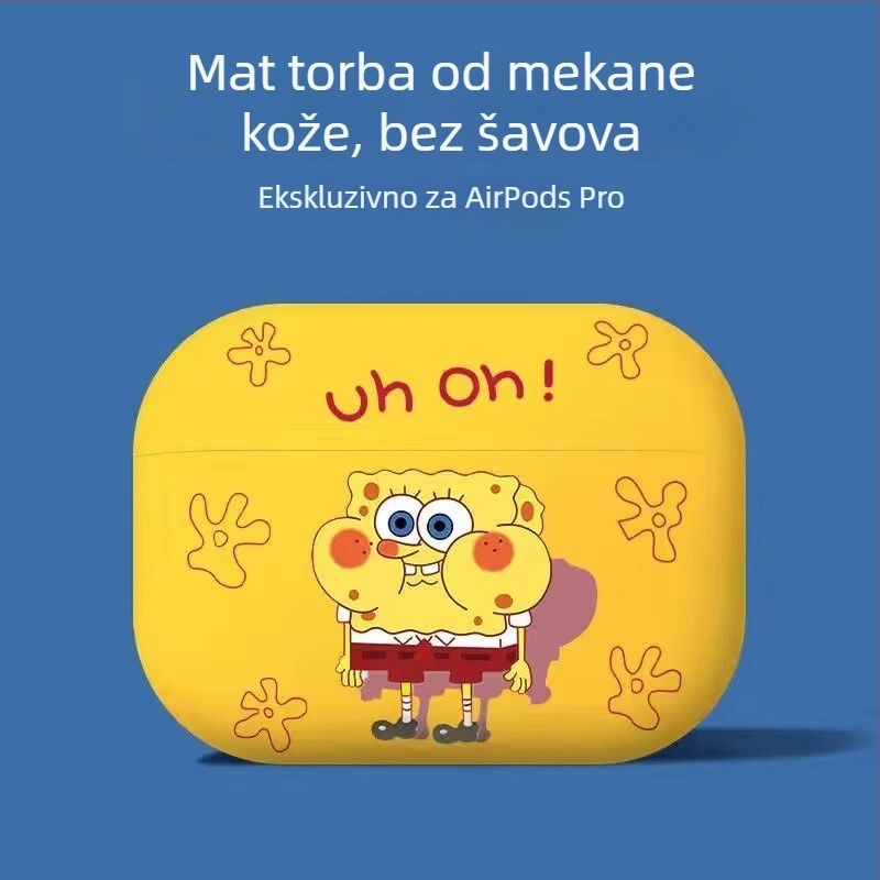 TPU futrola za AirPods Pro 2 – crtani stil, sprej završna obrada, kompatibilna s Apple, podrška prilagodbi