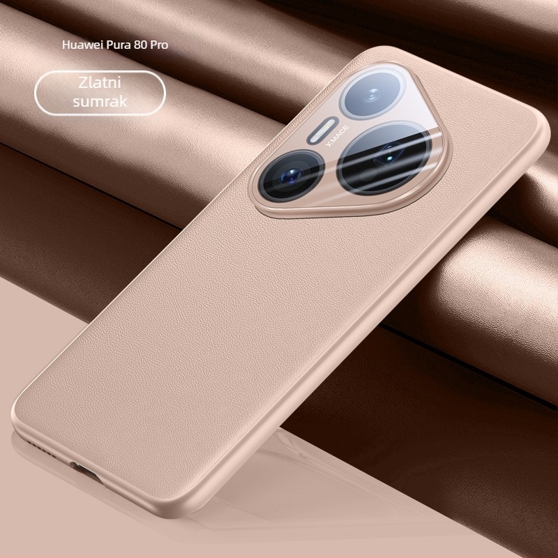 Novi model za Huawei Pura80 — jednostrani kožni omotač od umjetne kože, ultra-tanak, zaštita od padova, luksuzan izgled 80Pro+