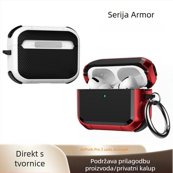 AirPods kućište Cool Kid, TPU + PC, prijenosno mekano kućište, kompatibilno s Apple