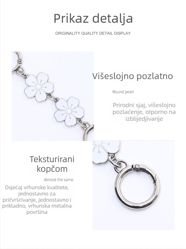 Metalni produživač kaiša za torbu za Rowan22 bucket bag | Baihua metal | Funkcija: Proširenje | Ovlaštena privatna marka Baihua | Stil: gradska jednostavnost | Uzorak: jednobojan | Proljeće 2025