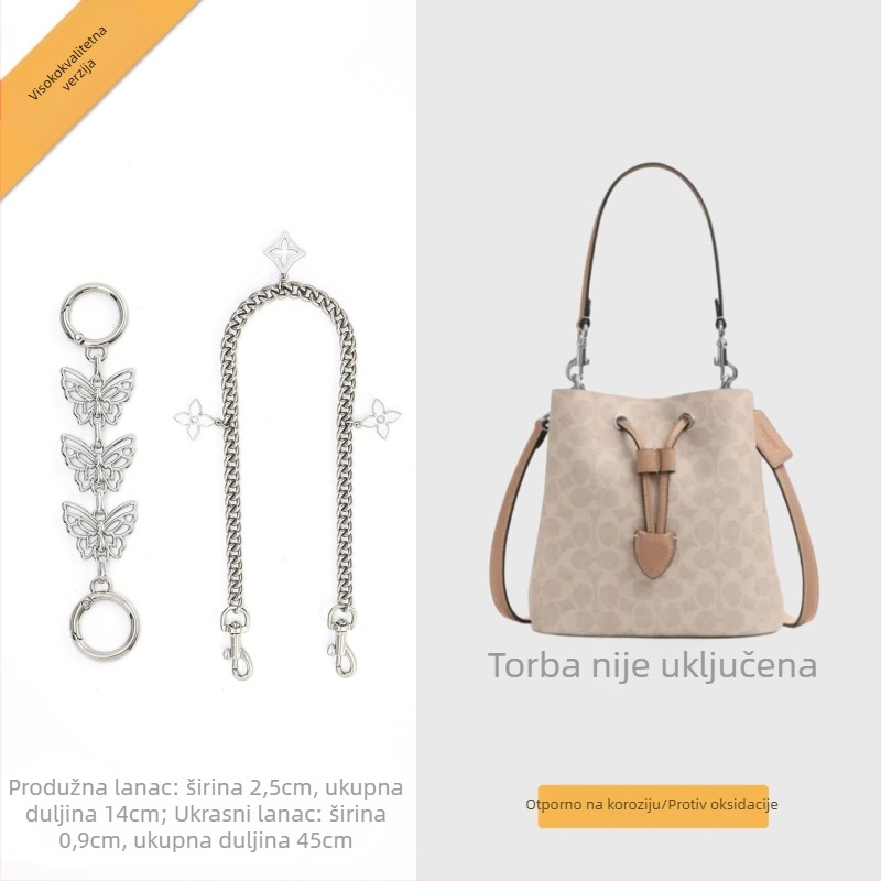 Metalni produživač kaiša za torbu za Rowan22 bucket bag | Baihua metal | Funkcija: Proširenje | Ovlaštena privatna marka Baihua | Stil: gradska jednostavnost | Uzorak: jednobojan | Proljeće 2025