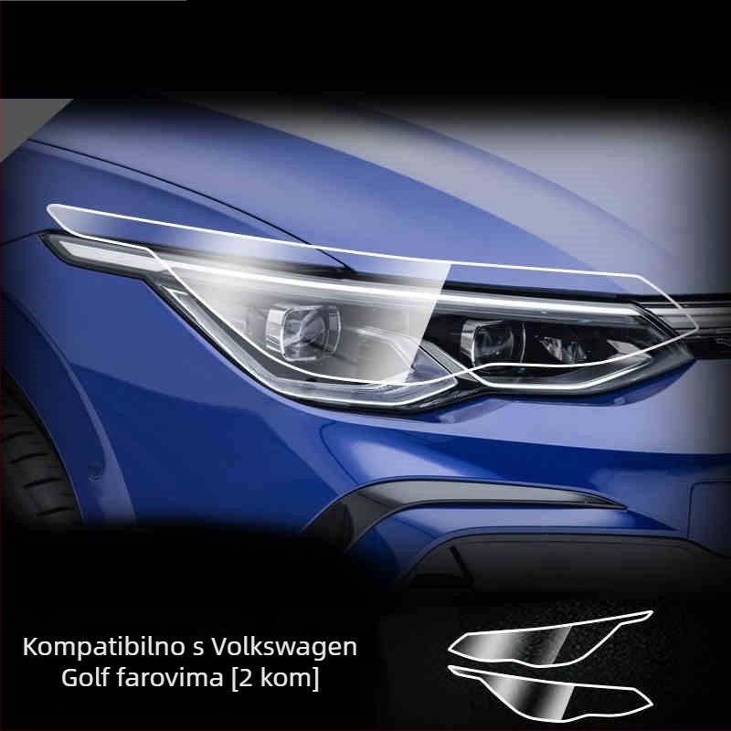 Hydrogel film za farove za Audijeve modele, jednostruko oblikovanje, otporno na ogrebotine i habanje.