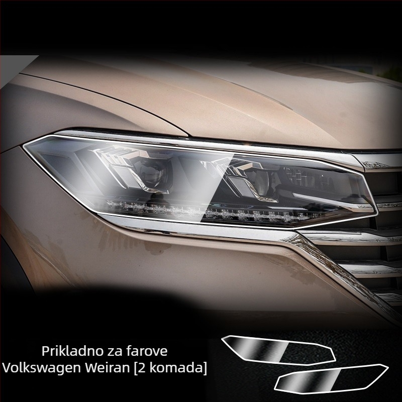 Hydrogel film za farove za Audijeve modele, jednostruko oblikovanje, otporno na ogrebotine i habanje.