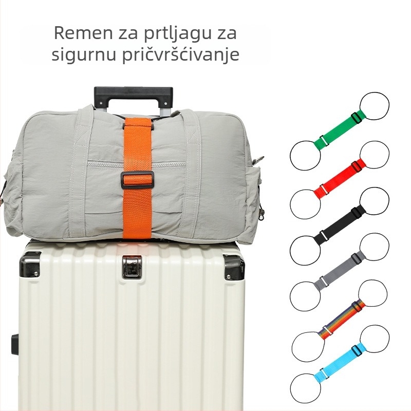 Remen za prtljagu i spojni konopac (Materijal: Oxford platno; Brend Friendly; Proljeće 2024; Gradski jednostavan stil; Jednobojni uzorak)