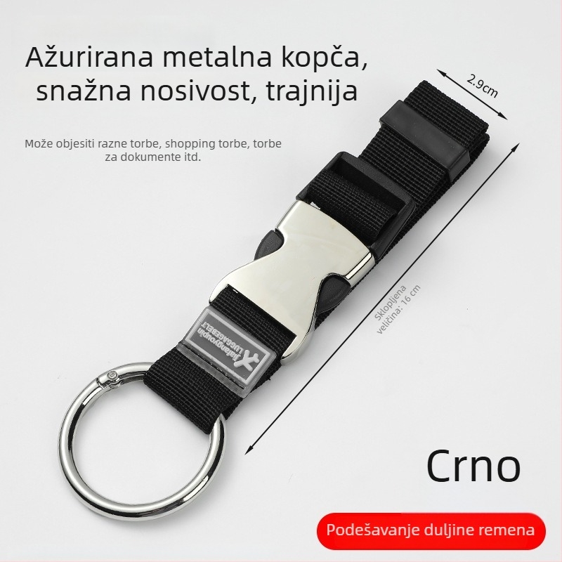 Remen za prtljagu i spojni konopac (Materijal: Oxford platno; Brend Friendly; Proljeće 2024; Gradski jednostavan stil; Jednobojni uzorak)