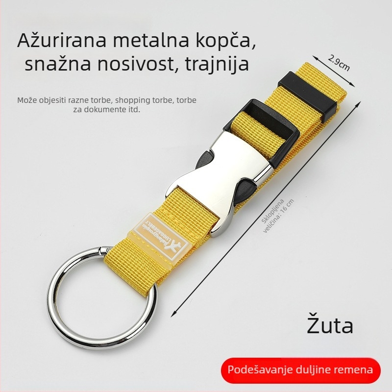 Remen za prtljagu i spojni konopac (Materijal: Oxford platno; Brend Friendly; Proljeće 2024; Gradski jednostavan stil; Jednobojni uzorak)