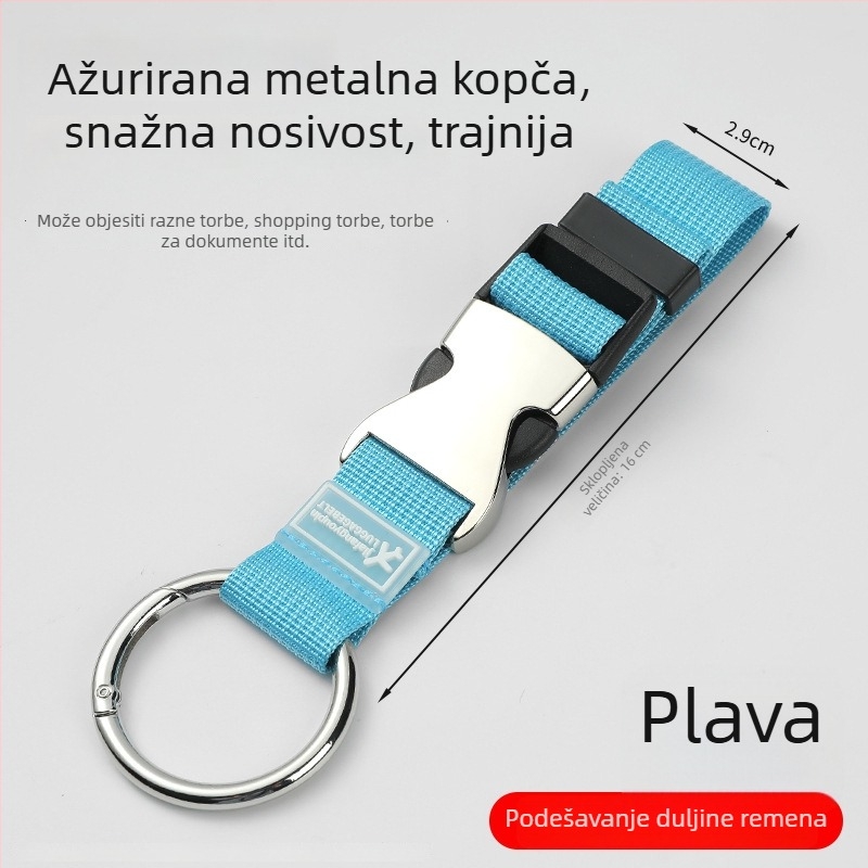 Remen za prtljagu i spojni konopac (Materijal: Oxford platno; Brend Friendly; Proljeće 2024; Gradski jednostavan stil; Jednobojni uzorak)