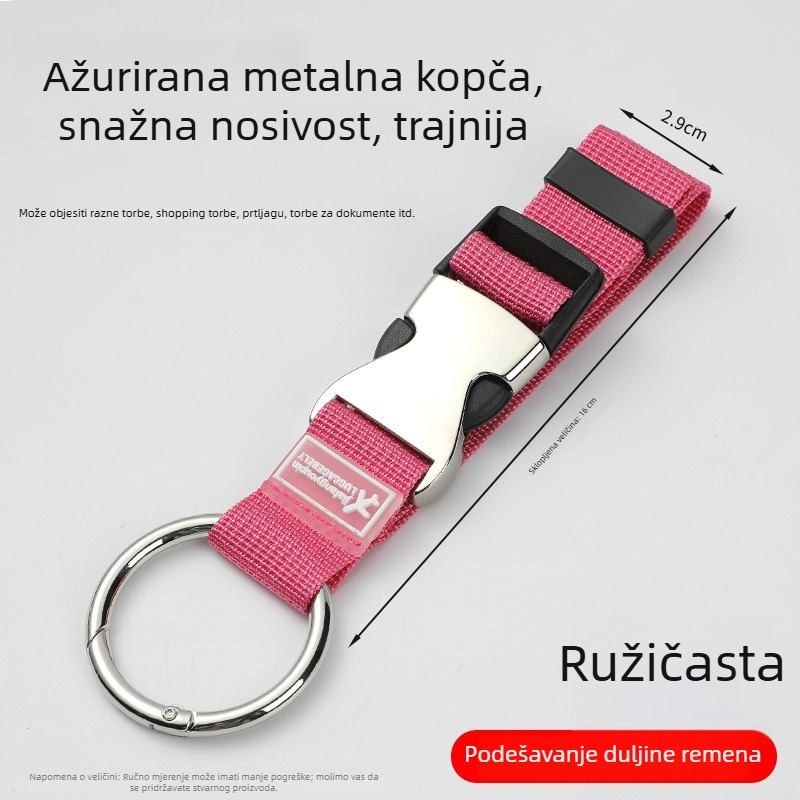 Remen za prtljagu i spojni konopac (Materijal: Oxford platno; Brend Friendly; Proljeće 2024; Gradski jednostavan stil; Jednobojni uzorak)