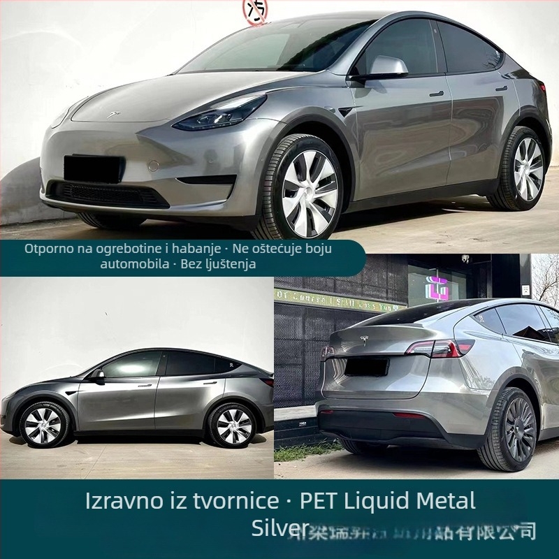 Film promjene boje automobila – PET materijal, širina 1,52 m, debljina 0,12–0,16 mm, cijeli automobil, prilagodljiva obrada