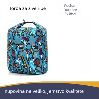 Torba za ribolov na rijeci Pursun Outdoor | Najlon, Vodootporna, Velik kapacitet, Ručna drška