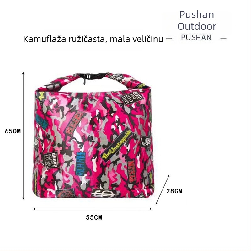 Torba za ribolov na rijeci Pursun Outdoor | Najlon, Vodootporna, Velik kapacitet, Ručna drška