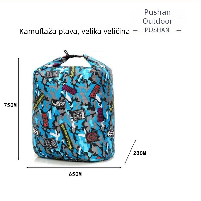 Torba za ribolov na rijeci Pursun Outdoor | Najlon, Vodootporna, Velik kapacitet, Ručna drška