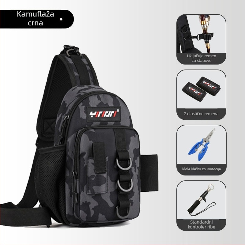 Torba za morski ribolov – PVC, vodonepropusna, pohrana štapova i najlona, držač role