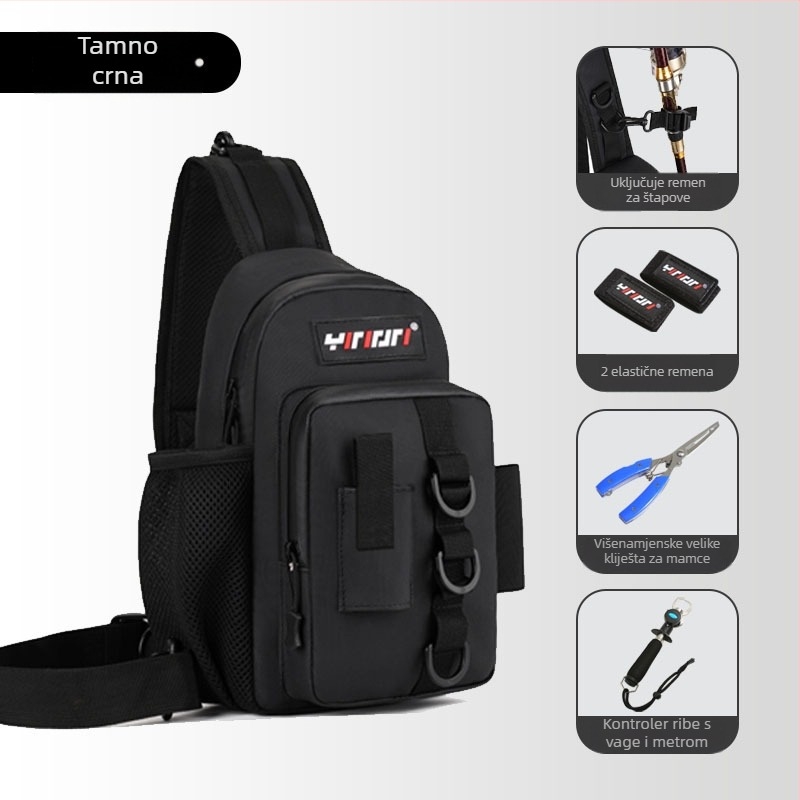 Torba za morski ribolov – PVC, vodonepropusna, pohrana štapova i najlona, držač role