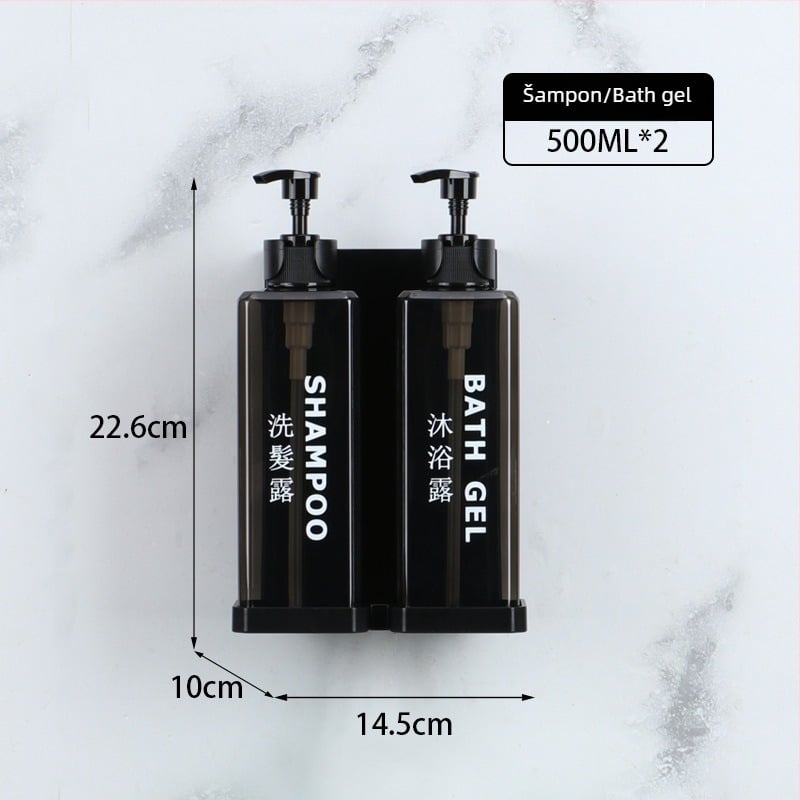 Dozator geela za tuširanje – Ručno pritiskanje, ABS, Kalup, Moderni minimalizam, 0.3 kg (Materijal: ABS; Funkcija: Ručno pritiskanje; Obrada: Kalup; Stil: Moderan minimalizam; Težina: 0.3 kg)
