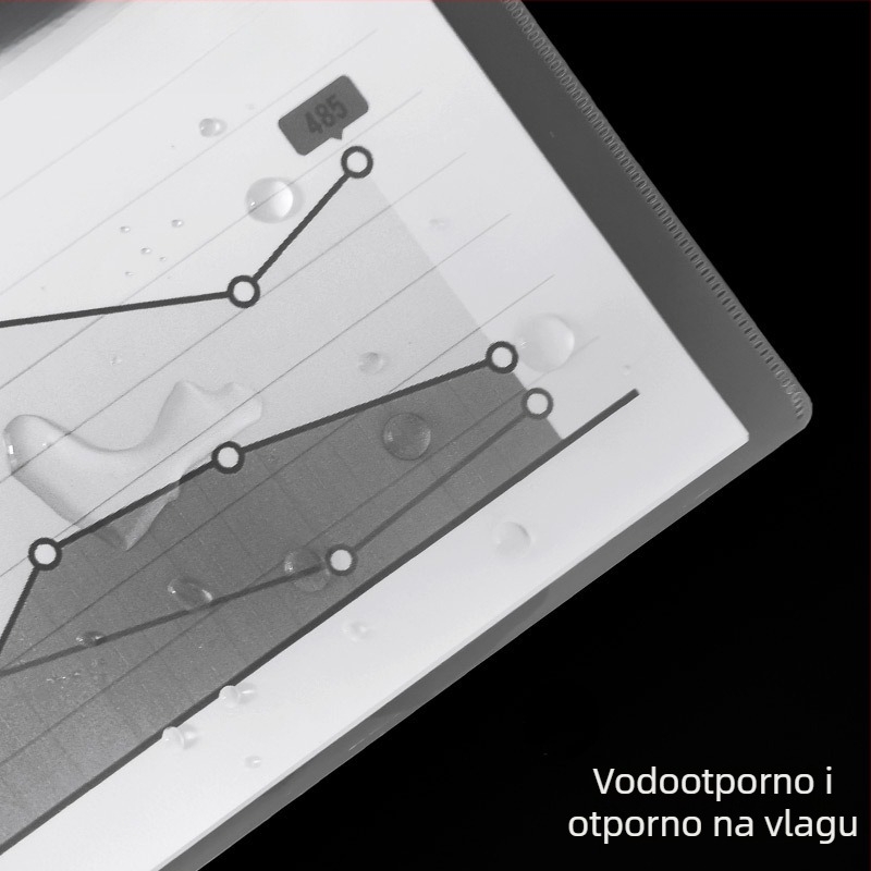 Prozirna PP vrećica za dokumente sa zatvaračem, vodootporna za dokumente o nekretninama