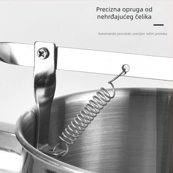 Takoyaki alat s nosačem, nehrđajući čelik, marka Xiao Zhang, moguć ispis logotipa, nepravilnog dizajna