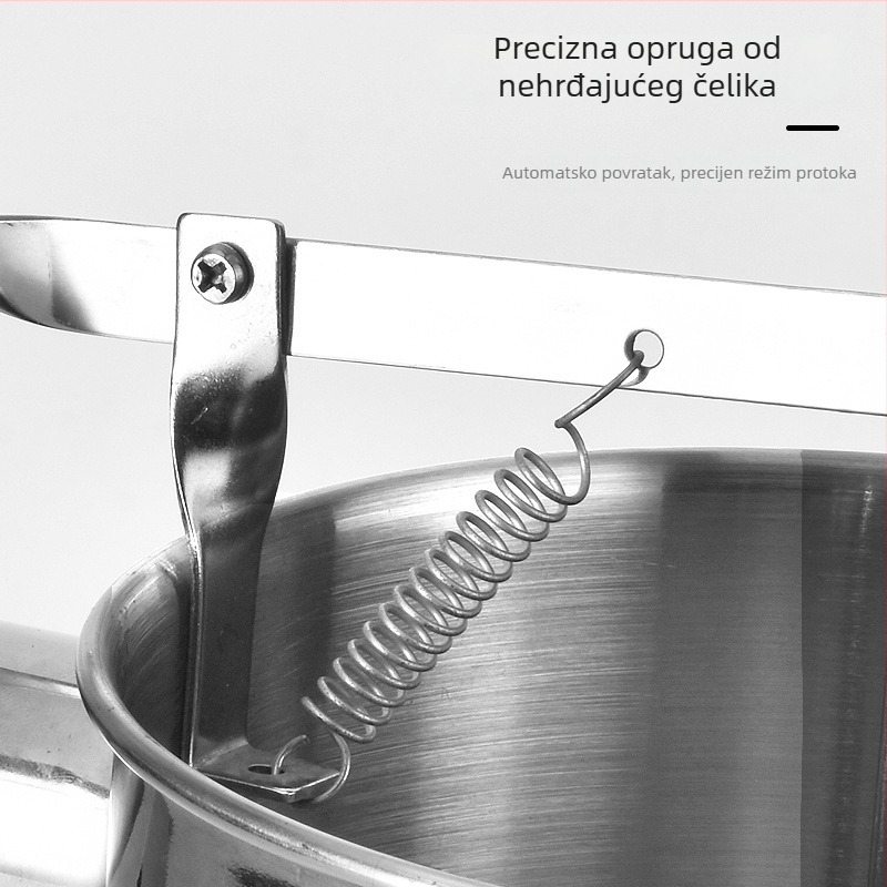 Takoyaki alat s nosačem, nehrđajući čelik, marka Xiao Zhang, moguć ispis logotipa, nepravilnog dizajna