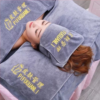 Set ručnika za kozmetički salon s turbansom, ručnikom za prsa i ručnikom za kupanje; mikrofibre 400 g; brzo sušenje; visoka upijanje; tisk logotipa dostupan; set od 3 ili 5 komada