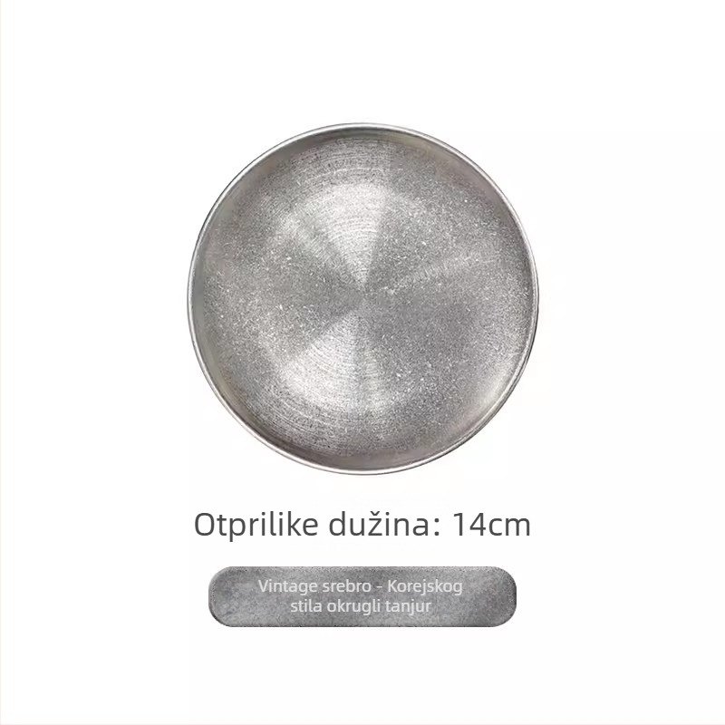Metalna čašica za desert — japanski stil, jednostavan dizajn, vrhunska kvaliteta