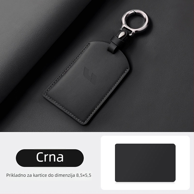 PU kućište bez marke za karticu-ključ – Univerzalna kompatibilnost, Minimalistički stil, Prilagodljivo