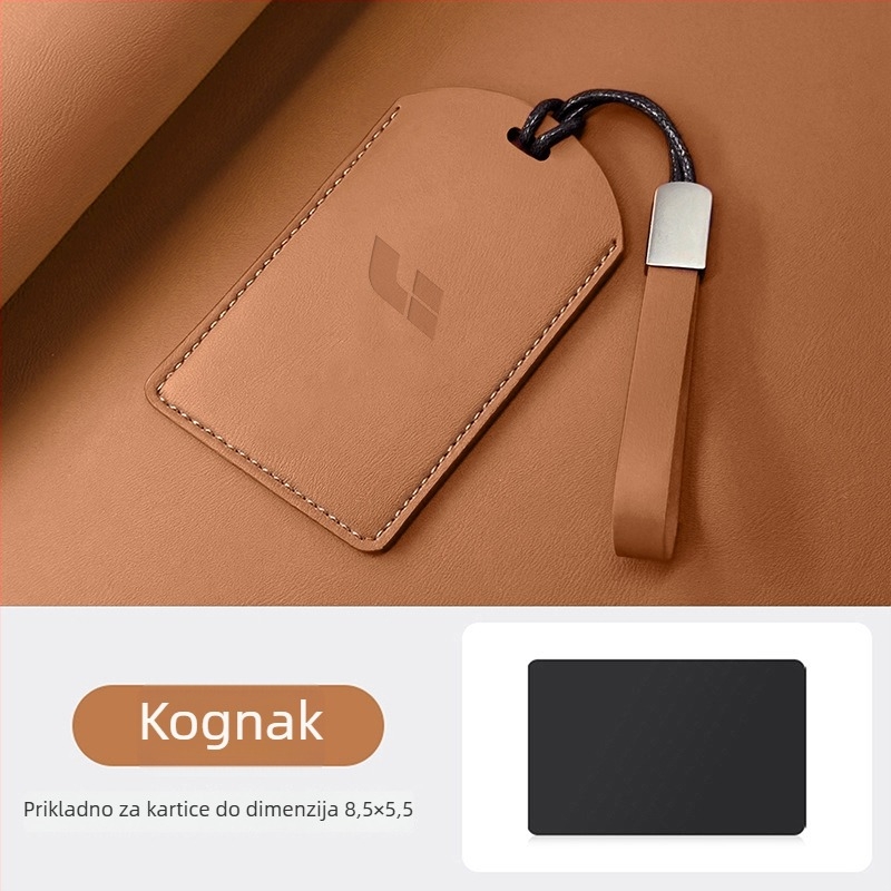 PU kućište bez marke za karticu-ključ – Univerzalna kompatibilnost, Minimalistički stil, Prilagodljivo