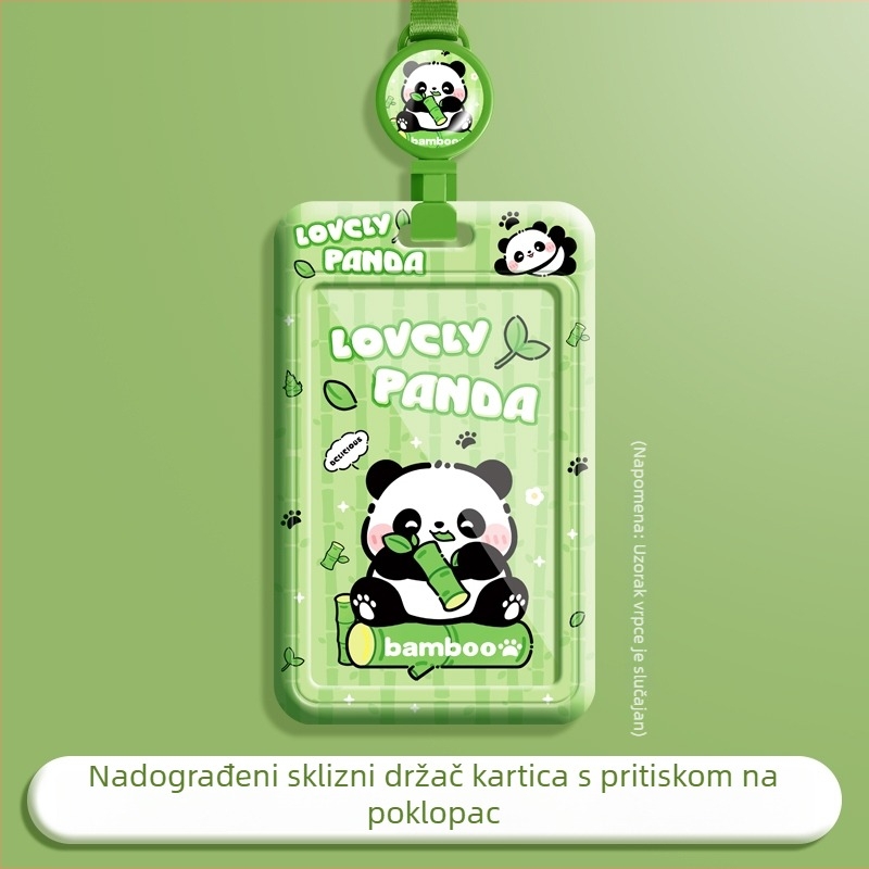 Izvlačni držač kartice; za učenike i kampus identifikacijske kartice; Materijal: svila s cvjetnim uzorkom; Stil: albumski stil; Opća namjena