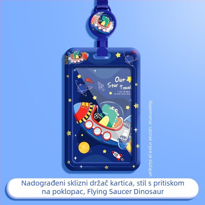 Izvlačni držač kartice; za učenike i kampus identifikacijske kartice; Materijal: svila s cvjetnim uzorkom; Stil: albumski stil; Opća namjena