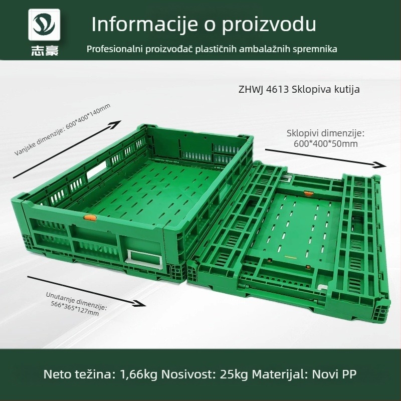 Plastični sklopivi koš za voće i povrće – materijal: plastika; model: koš za pohranu voća; primjena: voće, povrće, ostalo; kategorija: koš za voće i povrće; stil: moderni minimalistički