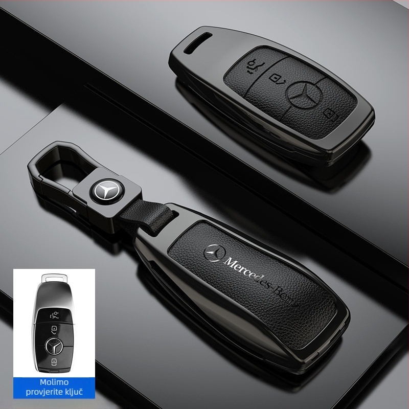 Set zaštite ključa za Mercedes-Benz C260L, E300L, C-klasa, GLB, GLC, A-klasa, GLE, S-klasa, GLS, E350 — cinkova legura, Bosgao, SKU xx88#629785028888, moderan stil