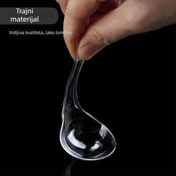 Jednokratne plastične žlice za Bibimbap, pakiranje 100 kom, za dostavu, nisu sigurne za mikrovalnu