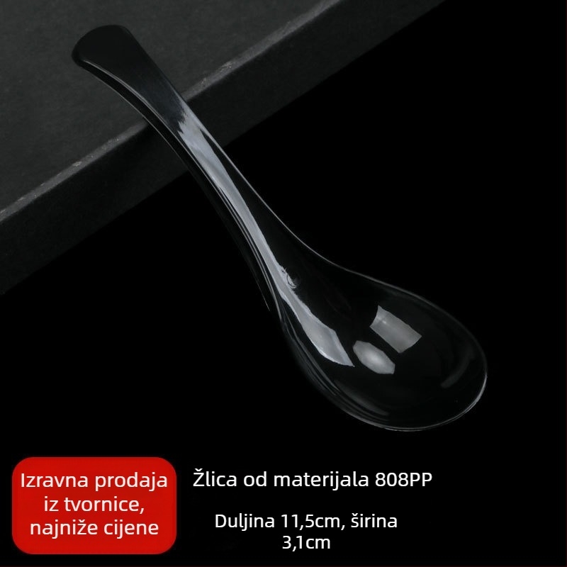 Jednokratne plastične žlice za Bibimbap, pakiranje 100 kom, za dostavu, nisu sigurne za mikrovalnu