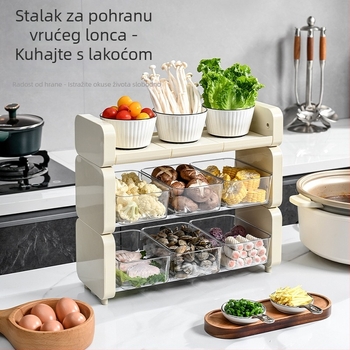 Stolni okretni organizator za voće i užine | plastika | marka With Lemon | šifra proizvoda YN-5950 | moderan stil