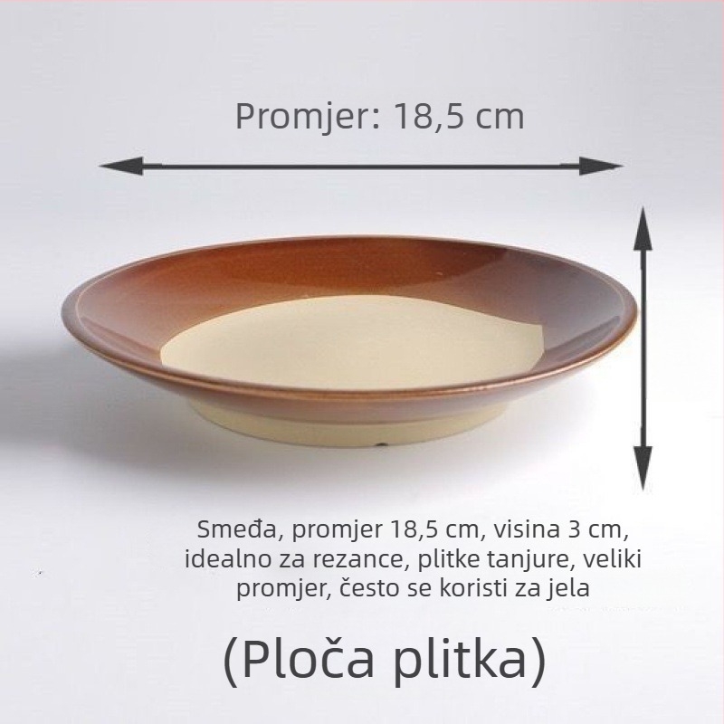 Vintage keramička zdjela za paru i kuhanje mesa, novi kineski stil, pogodna kao poklon, mikrovalna pećnica nije dostupna